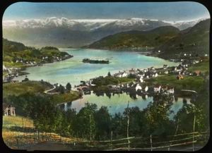 Image of Norway, Lake and Beautiful Harbor